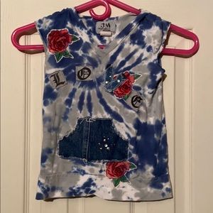 (Girls 5) JM Collection Tie-dye Top